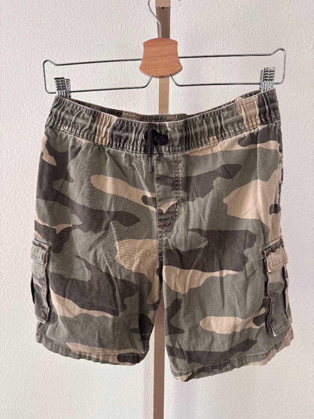 Vintage Camo Cargo Shorts Green Woodland Husky 10/12